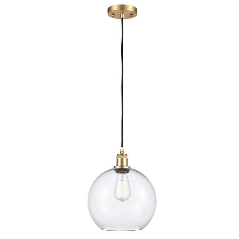 Innovations Lighting Athens 1 Light 10″ Mini Pendant 516-1P-SG-G122-10