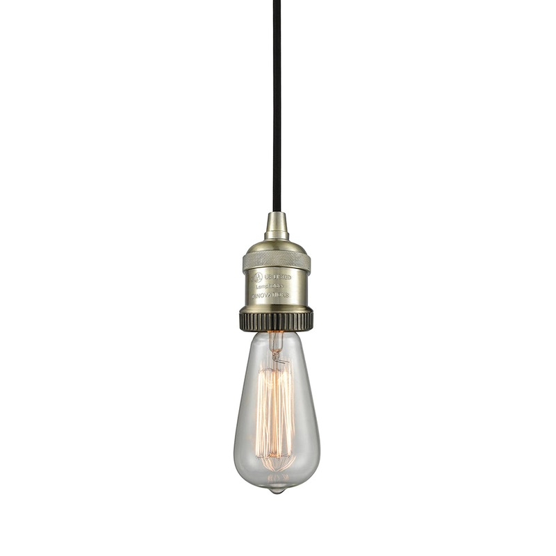 Innovations Lighting Bare Bulb 1 Light Cord Set Part Of The Franklin Restoration Collection 199-AB