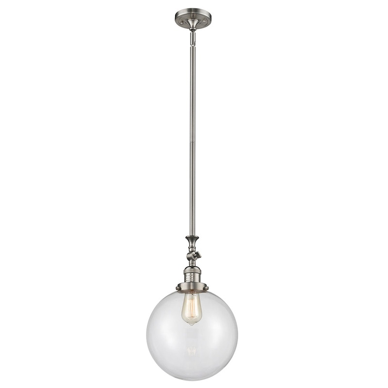 Innovations Lighting Beacon 1 Light 10″ Mini Pendant 206-SN-G202-10