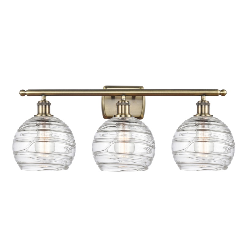 Innovations Lighting Deco Swirl 3 Light 26″ Bath Vanity Light 516-3W-AB-G1213-8