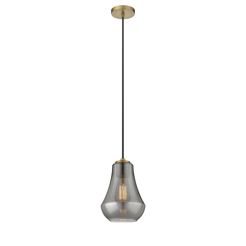 Innovations Lighting Fairfield 1 Light  7″ Mini Pendant 490-1P-BB-G573-7-LED