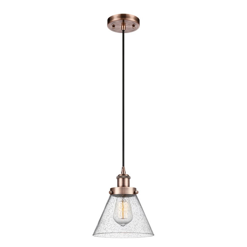 Innovations Lighting Large Cone 1 Light Mini Pendant Part Of The Ballston Collection 916-1P-AC-G44