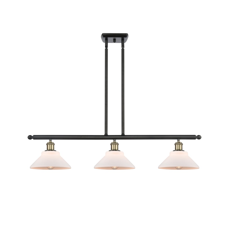 Innovations Lighting Orwell 3 Light Island Light Part Of The Ballston Collection 516-3I-BAB-G131-LED