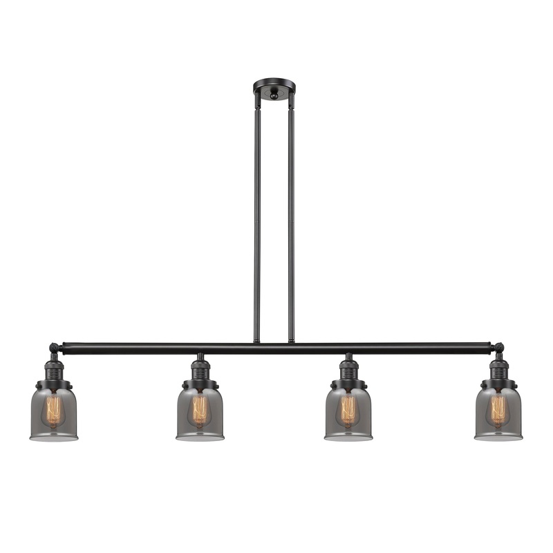 Innovations Lighting Small Bell 4 Light Island Light Part Of The Franklin Restoration Collection 214-OB-G53-LED