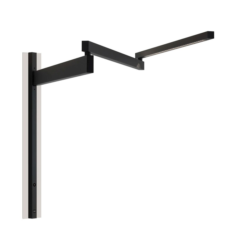 Black Flag Swing Arm Wall Light
