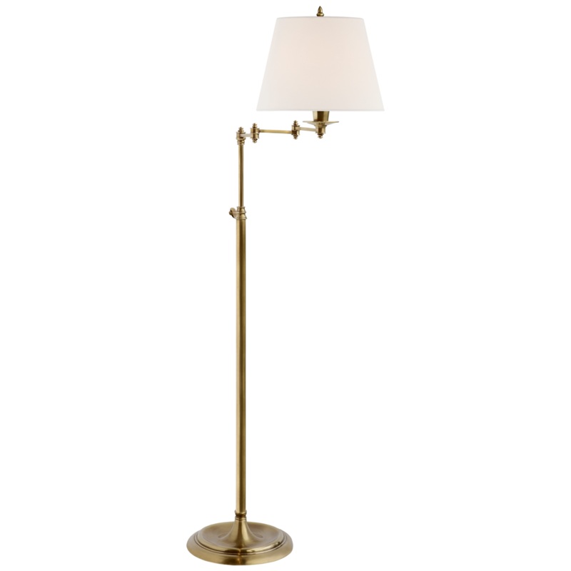 Candle Stick Triple Swing-arm Floor Lamp