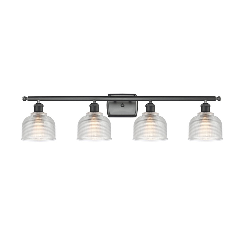 Innovations Lighting Dayton 4 Light Bath Vanity Light Part Of The Ballston Collection 516-4W-BK-G412
