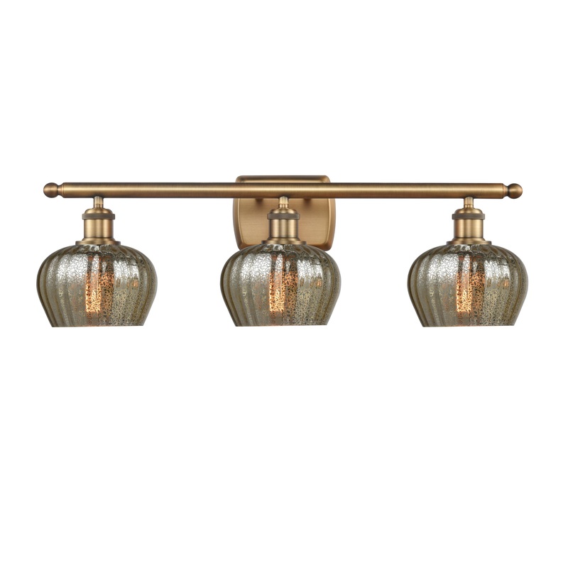Innovations Lighting Fenton 3 Light Bath Vanity Light Part Of The Ballston Collection 516-3W-BB-G96-LED