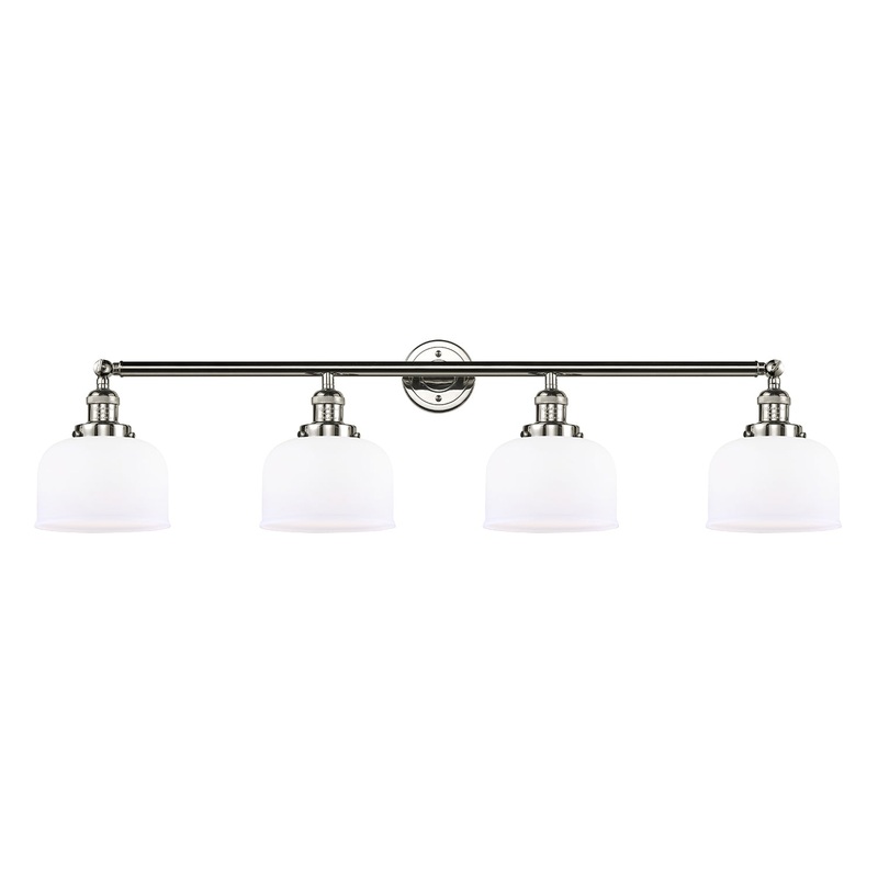 Innovations Lighting Large Bell 4 Light Bath Vanity Light Part Of The Franklin Restoration Collection 215-PN-G71