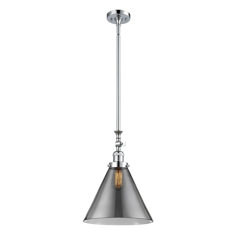 Innovations Lighting X-Large Cone 1 Light Mini Pendant Part Of The Franklin Restoration Collection 206-PC-G43-L
