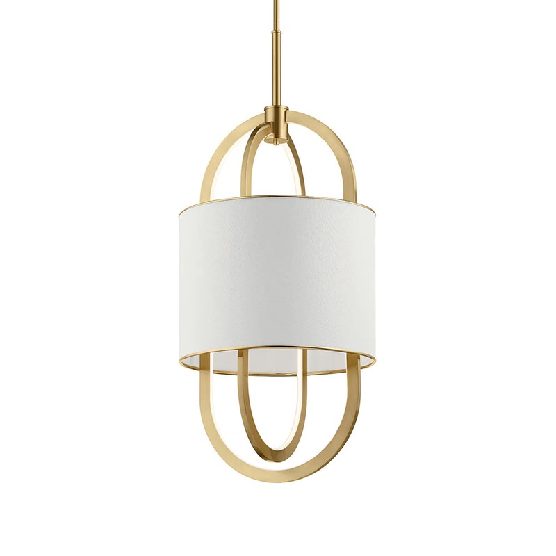 Kichler Jolana LED 3000K 16″ Pendant Champagne Gold 83340CG