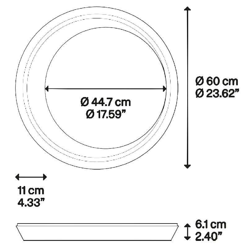 Tidal Ceiling Light