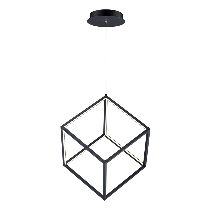 4 Square Single Pendant