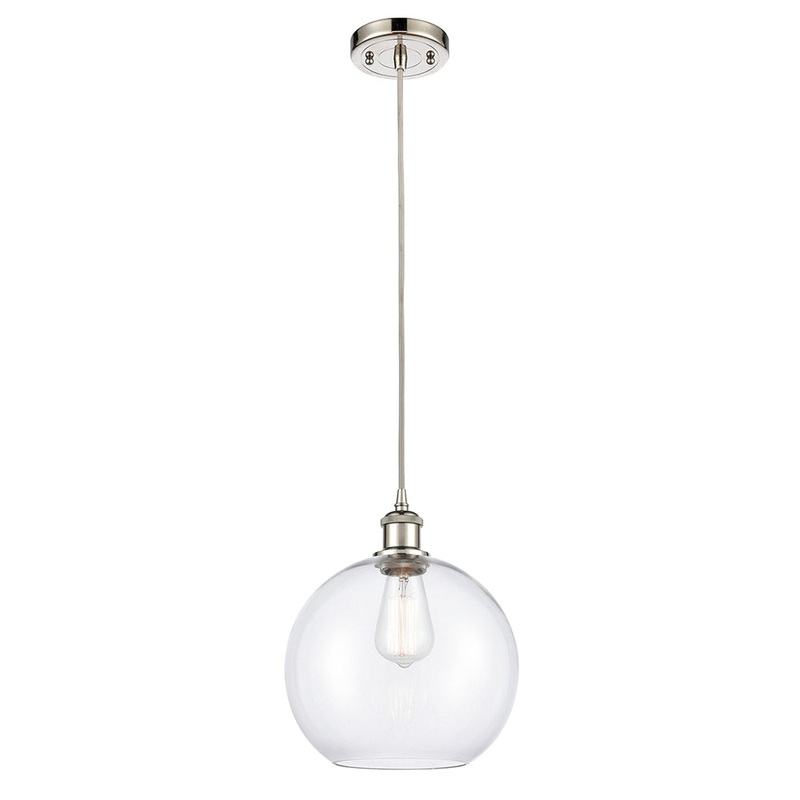 Innovations Lighting Athens 1 Light 10″ Mini Pendant 516-1P-PN-G122-10-LED