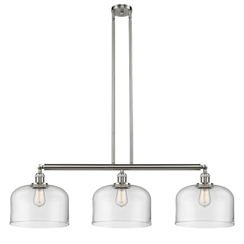 Innovations Lighting X-Large Bell 3 Light Island Light Part Of The Franklin Restoration Collection 213-SN-G72-L