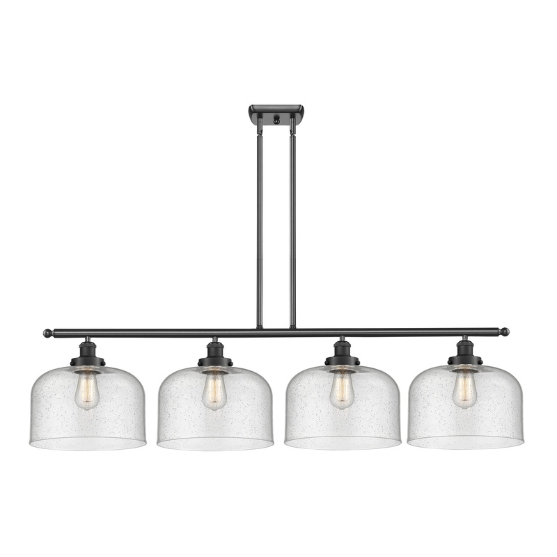 Innovations Lighting X-Large Bell 4 Light Island Light Part Of The Ballston Collection 916-4I-BK-G74-L