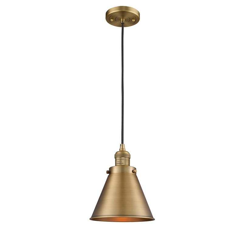 Innovations Lighting Appalachian 1 Light Mini Pendant Part Of The Franklin Restoration Collection 201C-BB-M13-BB-LED