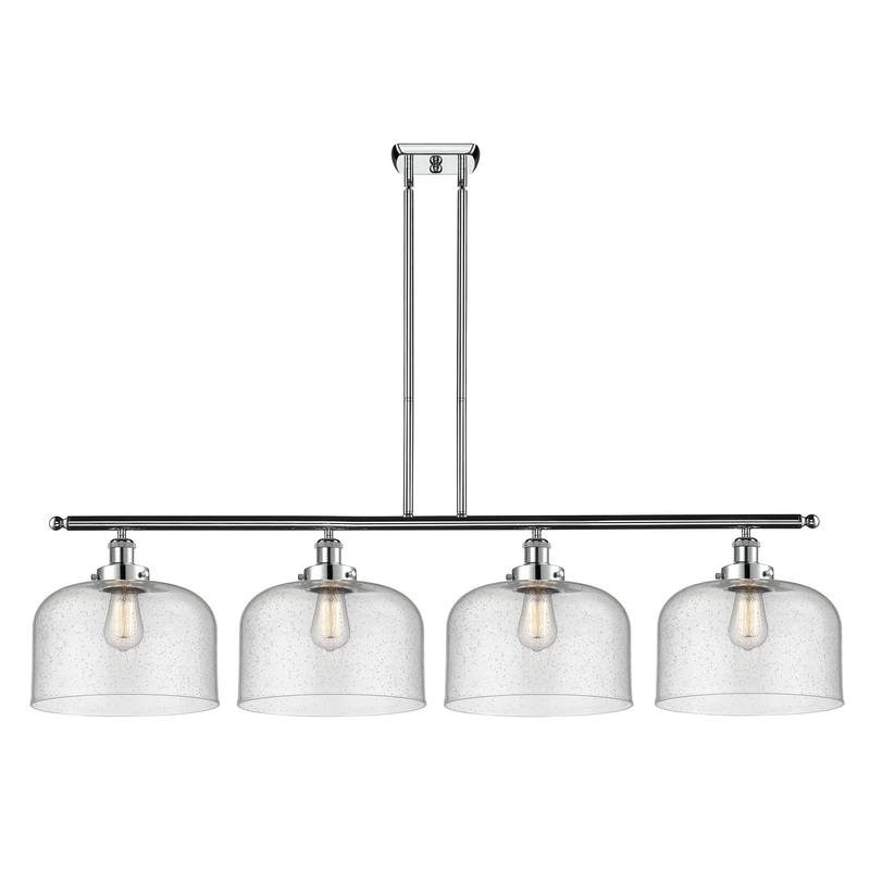 Innovations Lighting X-Large Bell 4 Light Island Light Part Of The Ballston Collection 916-4I-PC-G74-L-LED