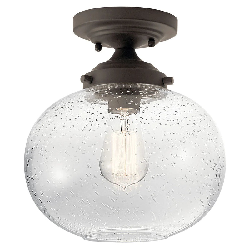 Kichler Avery 1 Light Semi Flush Olde Bronze 42296OZ