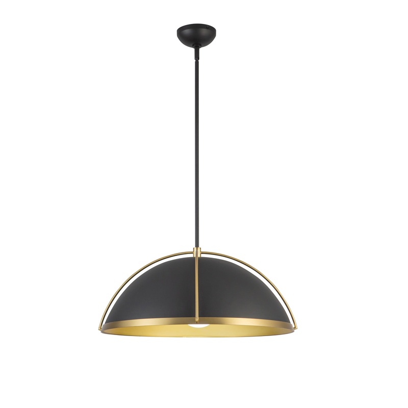 Dahlia Metal Dome Pendant