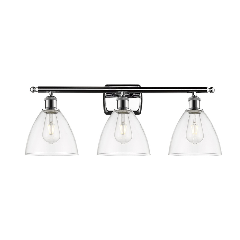 Innovations Lighting Ballston Dome 3 Light 28″ Bath Vanity Light 516-3W-PC-GBD-752-LED
