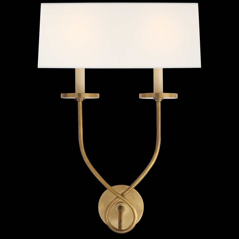 Symmetric Twist Double Wall Sconce