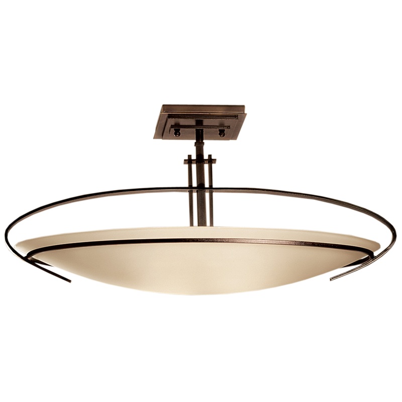 Mackintosh Oval Semi Flush Ceiling Light