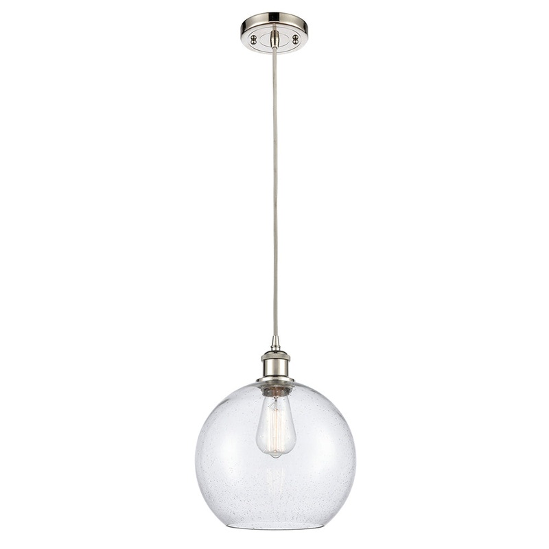 Innovations Lighting Athens 1 Light 10″ Mini Pendant 516-1P-PN-G124-10