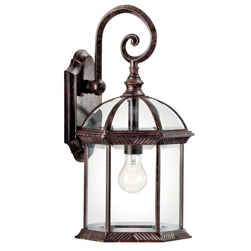 Kichler Barrie 18.75″ 1 Light Wall Light Tannery Bronze 49186TZ