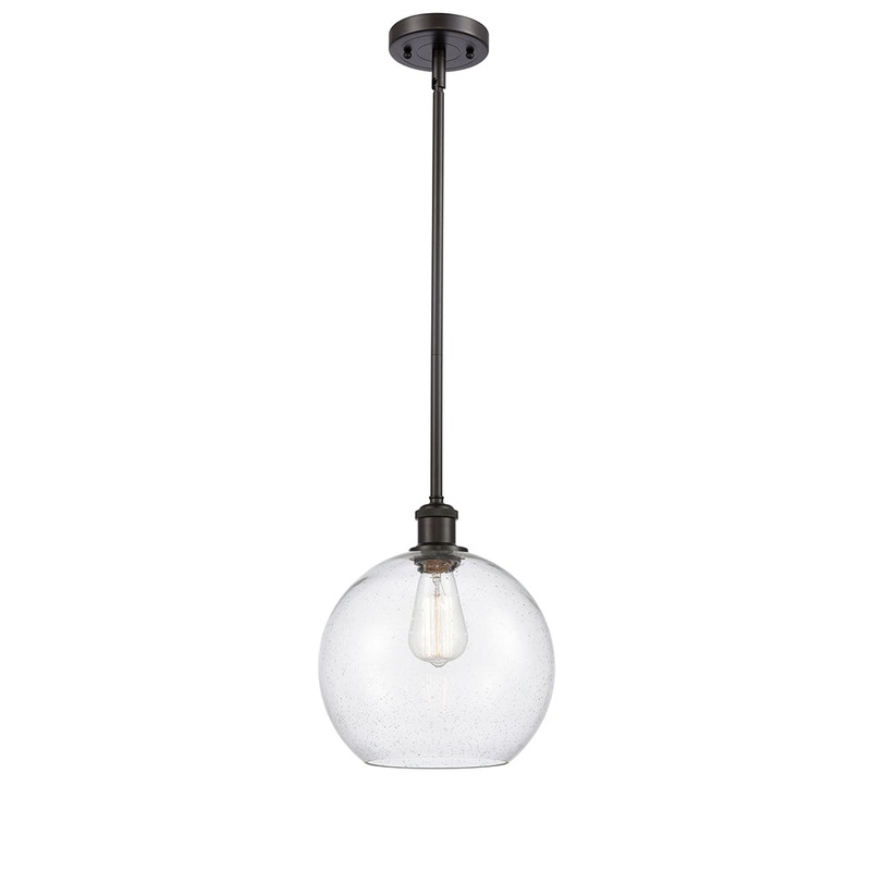 Innovations Lighting Athens 1 Light 10″ Mini Pendant 516-1S-OB-G124-10-LED