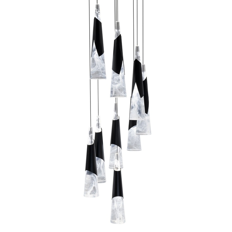 Kilt Color Select Round Multi Light Pendant