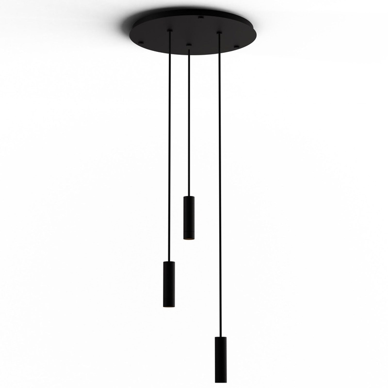 Combi Round Multi-Light Cylinder Pendant