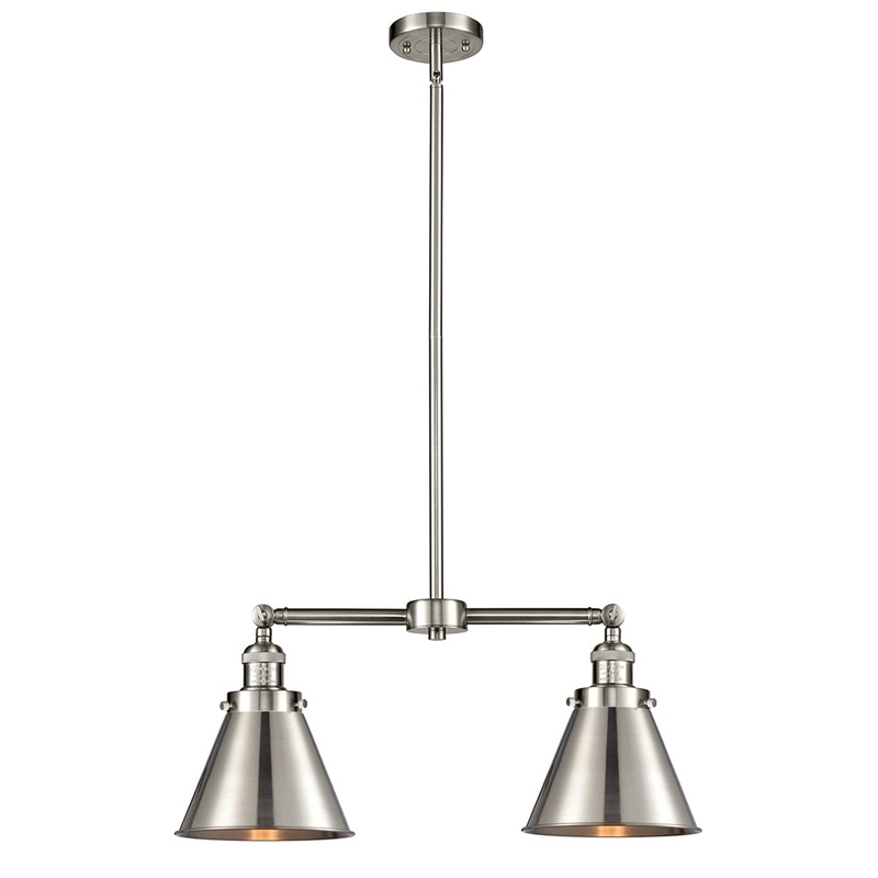 Innovations Lighting Appalachian 2 Light 23″ Island Light 209-SN-M13-SN-LED