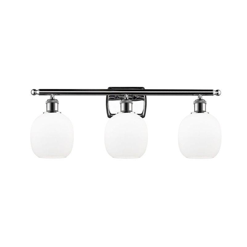 Innovations Lighting Belfast 3 Light Bath Vanity Light Part Of The Ballston Collection 516-3W-PC-G101-LED