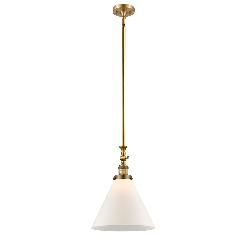 Innovations Lighting X-Large Cone 1 Light Mini Pendant Part Of The Franklin Restoration Collection 206-BB-G41-L