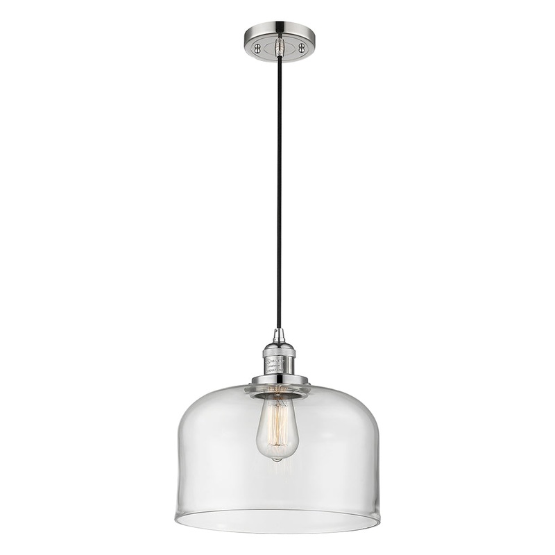 Innovations Lighting X-Large Bell 1 Light Mini Pendant Part Of The Franklin Restoration Collection 201C-PN-G72-L-LED