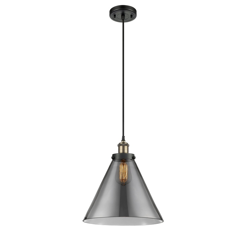 Innovations Lighting X-Large Cone 1 Light Mini Pendant Part Of The Ballston Collection 916-1P-BAB-G43-L-LED