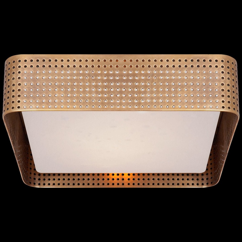 Precision Incandescent Square Ceiling Light