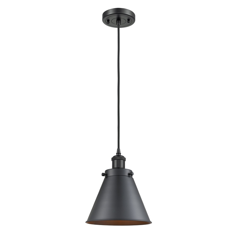 Innovations Lighting Appalachian 1 Light Mini Pendant Part Of The Ballston Collection 916-1P-BK-M13-LED