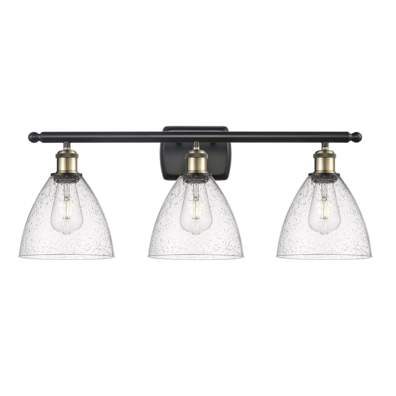 Innovations Lighting Ballston Dome 3 Light 28″ Bath Vanity Light 516-3W-BAB-GBD-754-LED