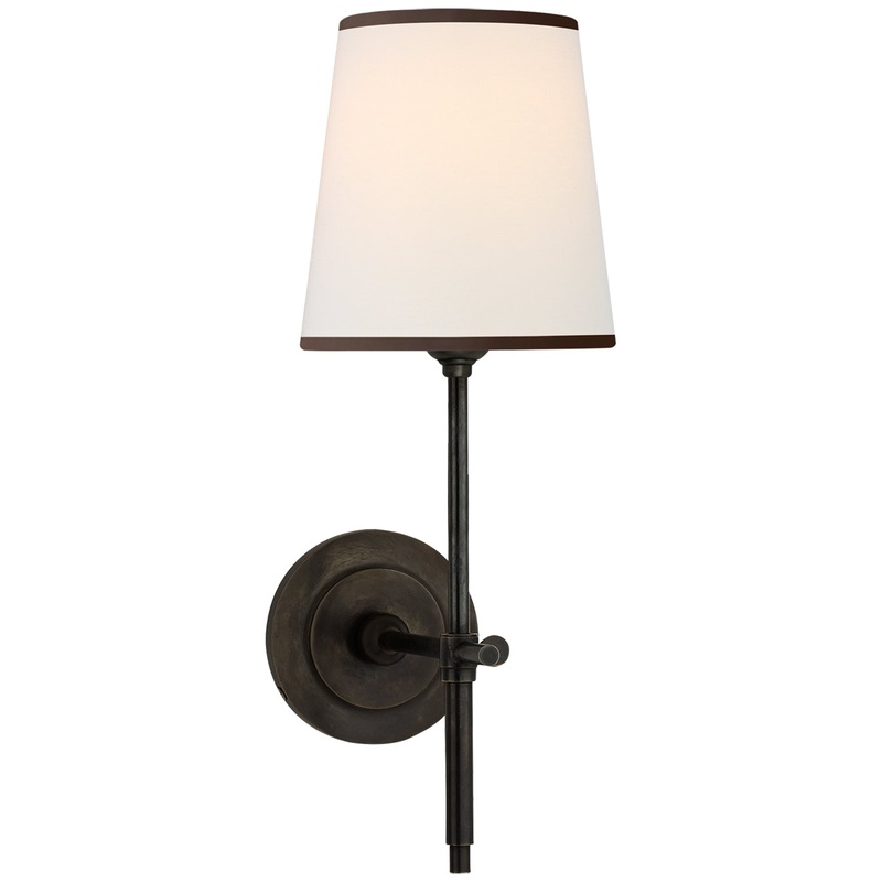 Bryant Fabric Trim Wall Sconce