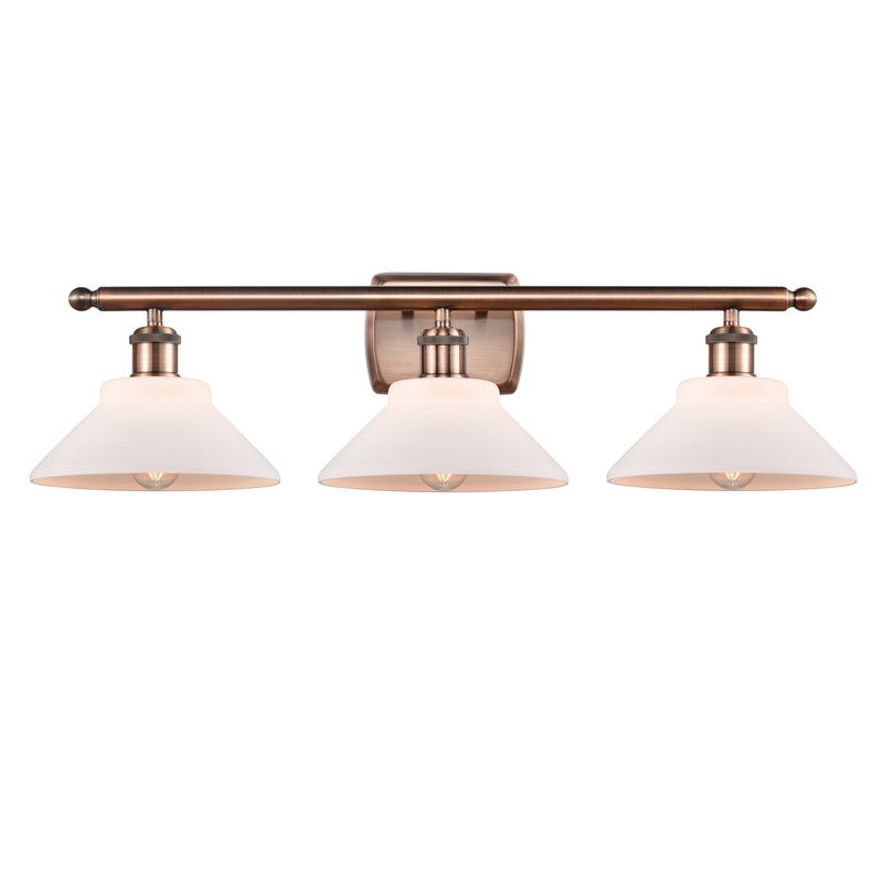 Innovations Lighting Orwell 3 Light Bath Vanity Light Part Of The Ballston Collection 516-3W-AC-G131-LED