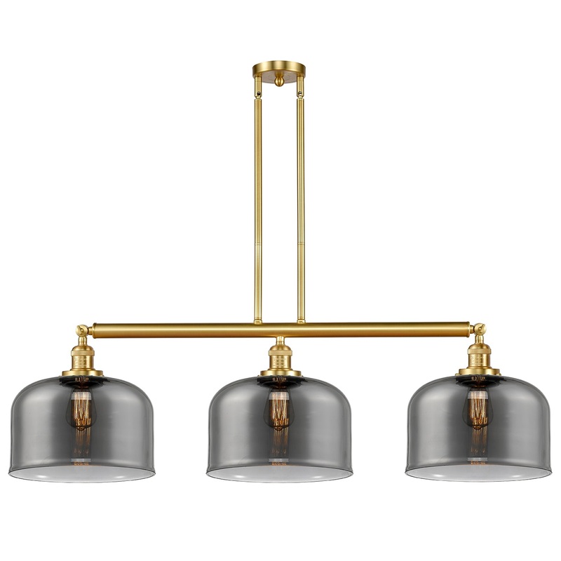 Innovations Lighting X-Large Bell 3 Light Island Light Part Of The Franklin Restoration Collection 213-SG-G73-L-LED