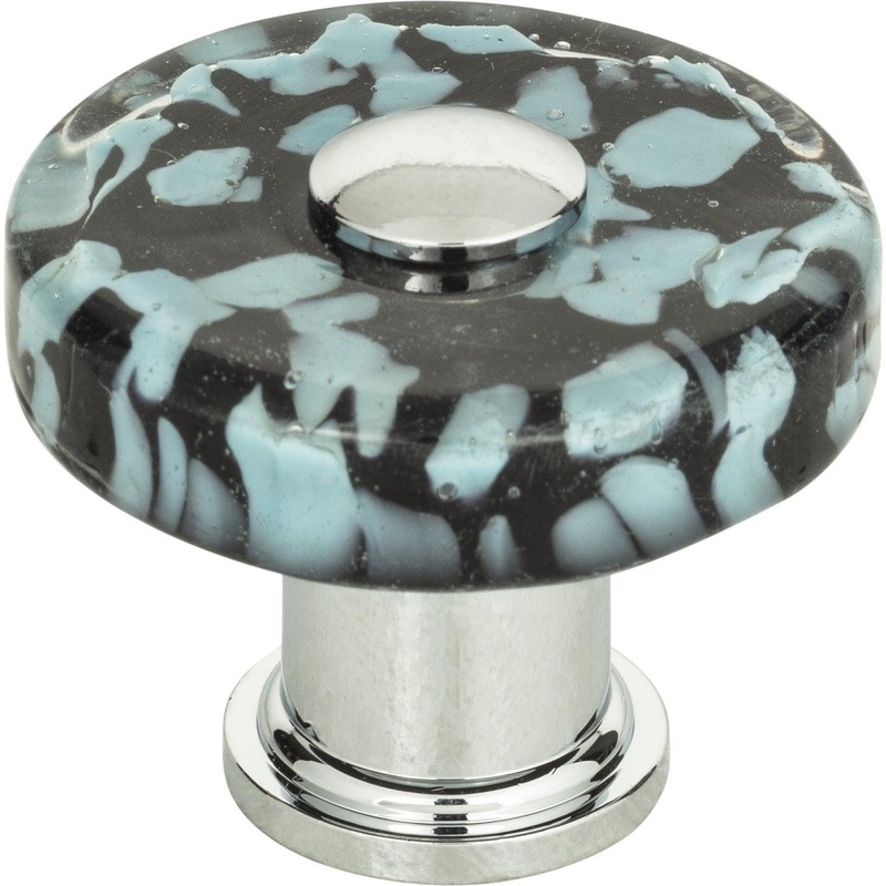 Marine Glass Round Knob