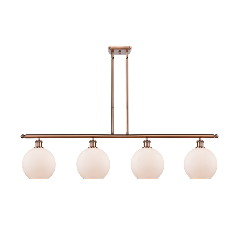 Innovations Lighting Athens 4 Light 48″ Island Light 516-4I-AC-G121-8