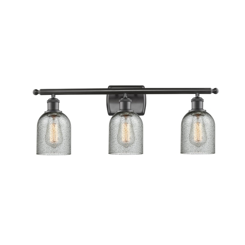 Innovations Lighting Caledonia 3 Light Bath Vanity Light Part Of The Ballston Collection 516-3W-OB-G257-LED