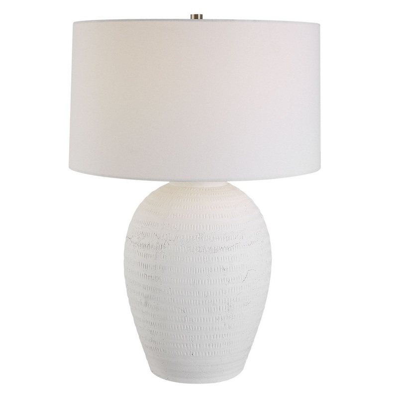 Reyna Chalk White Table Lamp