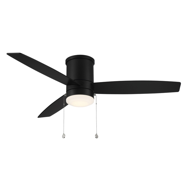 Atlantis Flush Ceiling Fan with Light