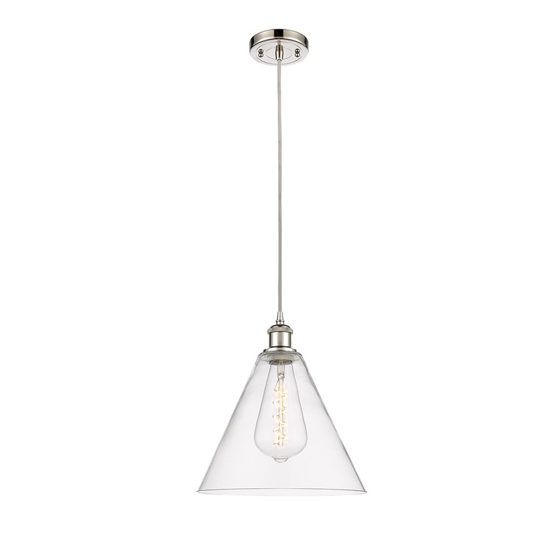 Innovations Lighting Ballston Cone 1 Light  12″ Mini Pendant 516-1P-PN-GBC-122-LED