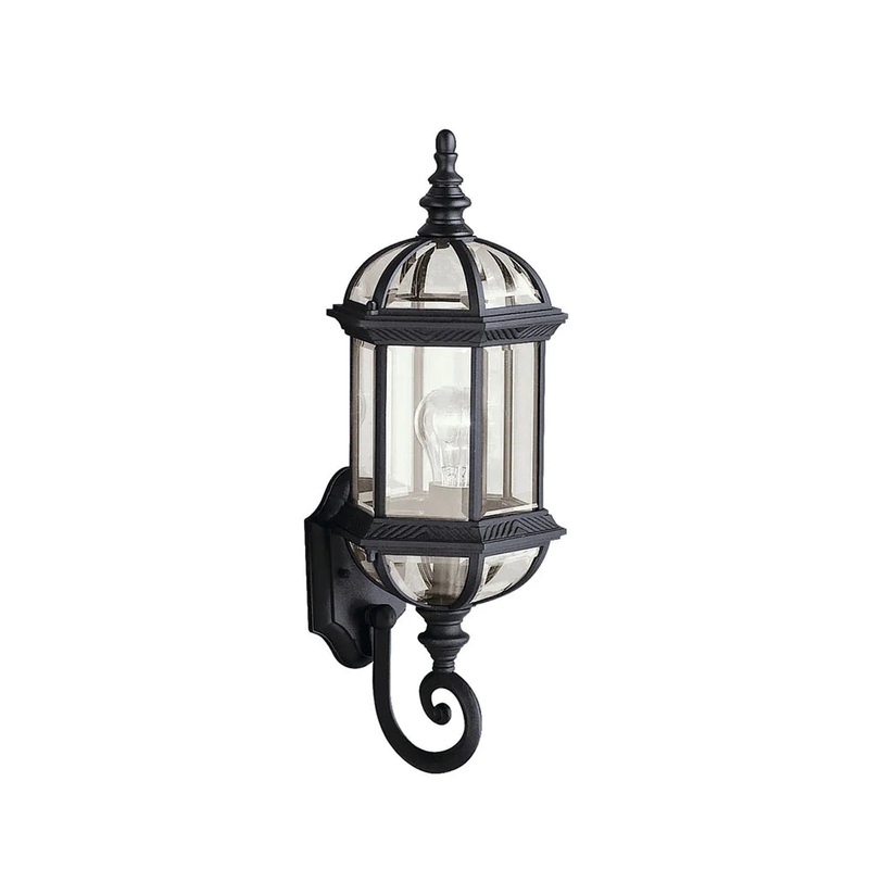 Kichler Barrie 21.75″ 1 Light Wall Light Black 9736BK